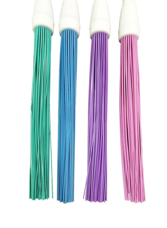 FRESHOME Heavy-Duty Kharata Plastic Broom | 300 Gm | 20 Inches with 60 Bristles | for Cleaning Floor and Bathroom, Wet & Dry Cleaning | Fiber Broom Hard Bristle (Pack of 2) - Image 3